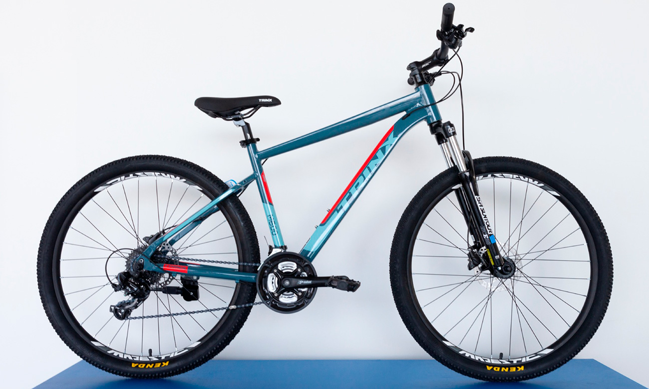Фотография Велосипед Trinx M600 Elite Expert 27.5" 2020, размер XL, Голубо-синий